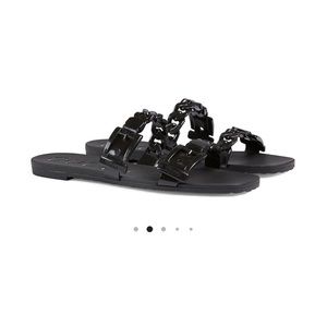 GUCCI TEENA SLIDE SANDALS